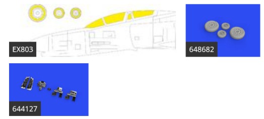 Eduard 644137 1/48 Aircraft- F4B LooKplus for TAM (Mask, Photo-Etch & Resin)