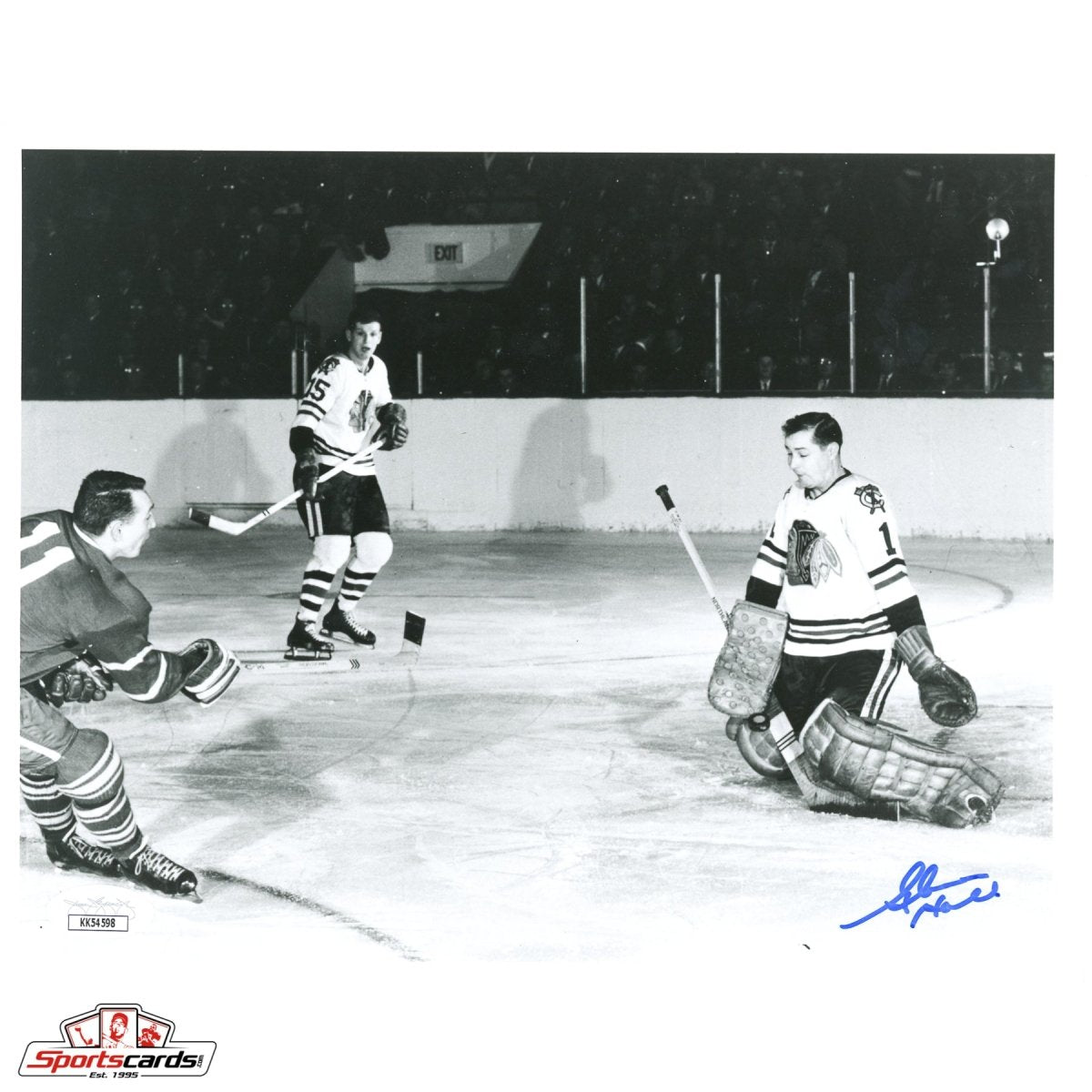 Glenn Hall Chicago Blackhawks Signed Auto 8x10 Photo - JSA
