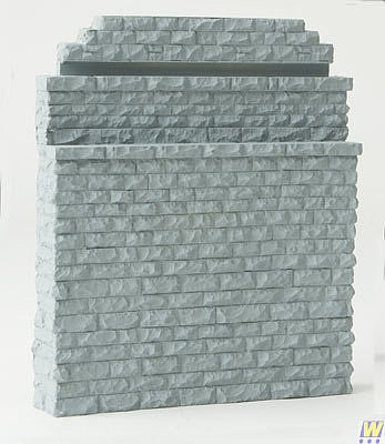 Walthers Cornerstone 933-4584 HO Scale Double-Track Railroad Bridge Abutment