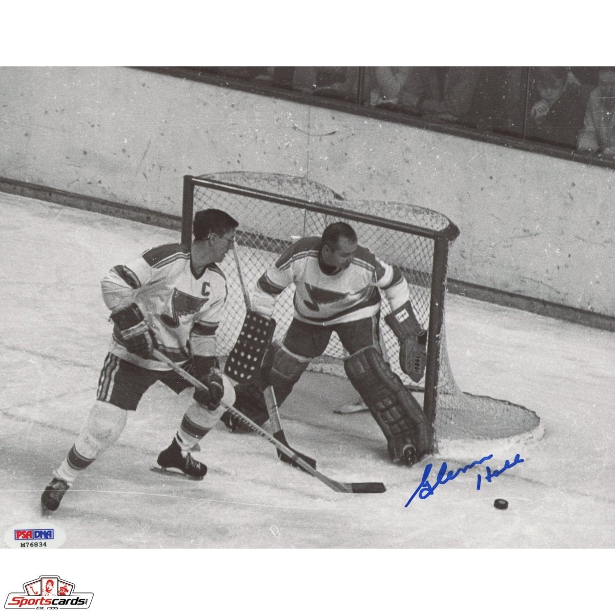 Glenn Hall Signed Auto 8x10 Photo PSA/DNA Red Wings Black Hawks