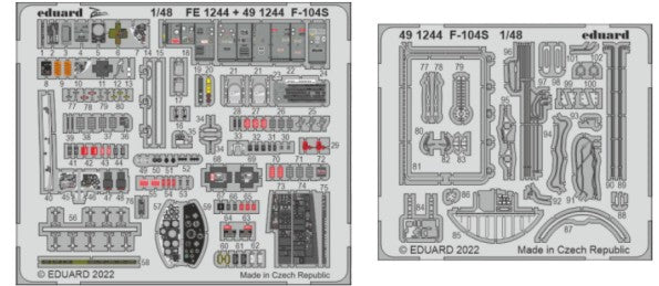 Eduard 491244 1/48 Aircraft- F104S for KIN (Painted)