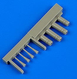 Quickboost 48680 1/48 F4U5 Corsair Night Gun Barrels w/o Pylons for HSG (D)