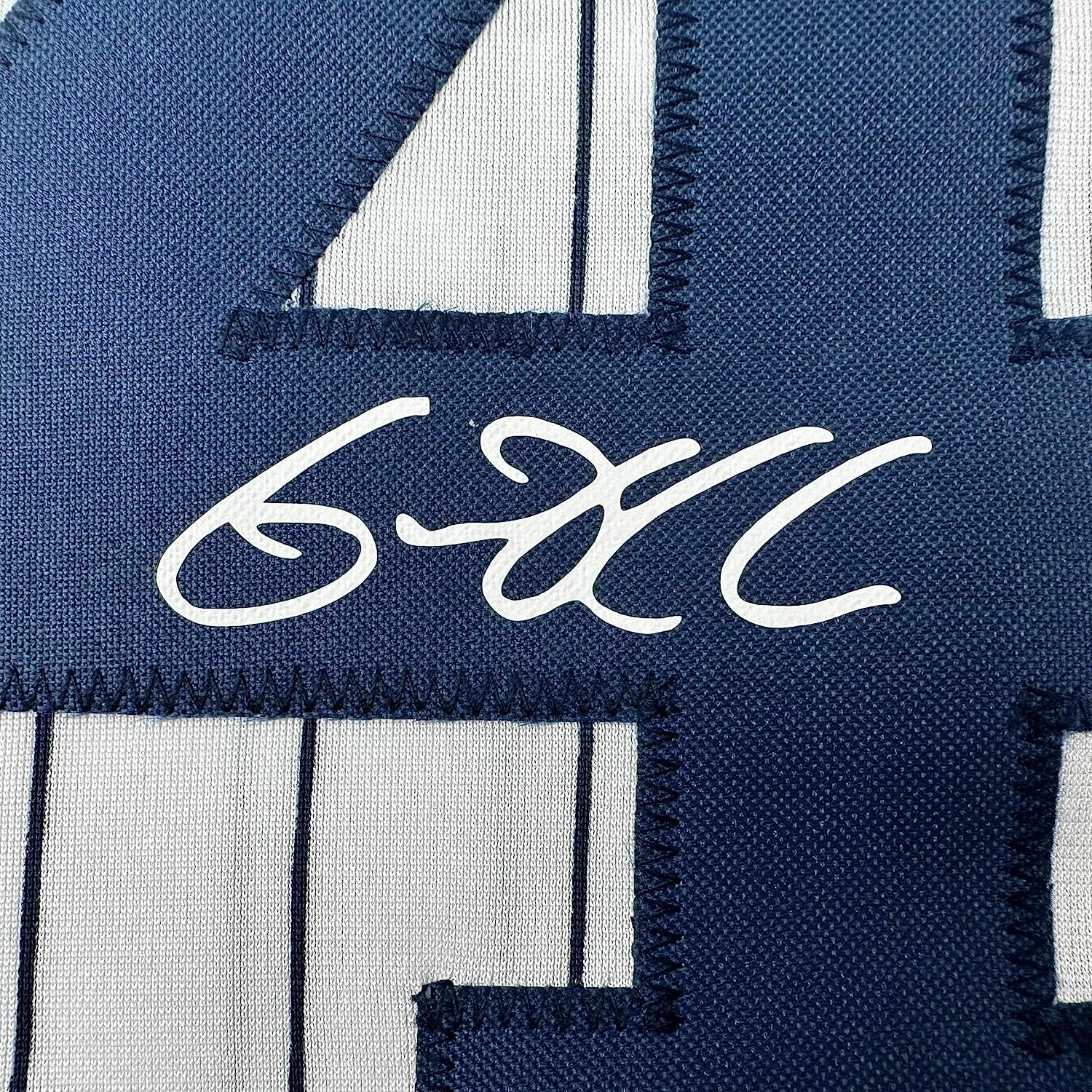 Framed Facsimile Autographed Gerrit Cole 35x39 New York Pinstripe Reprint Laser Auto Baseball Jersey