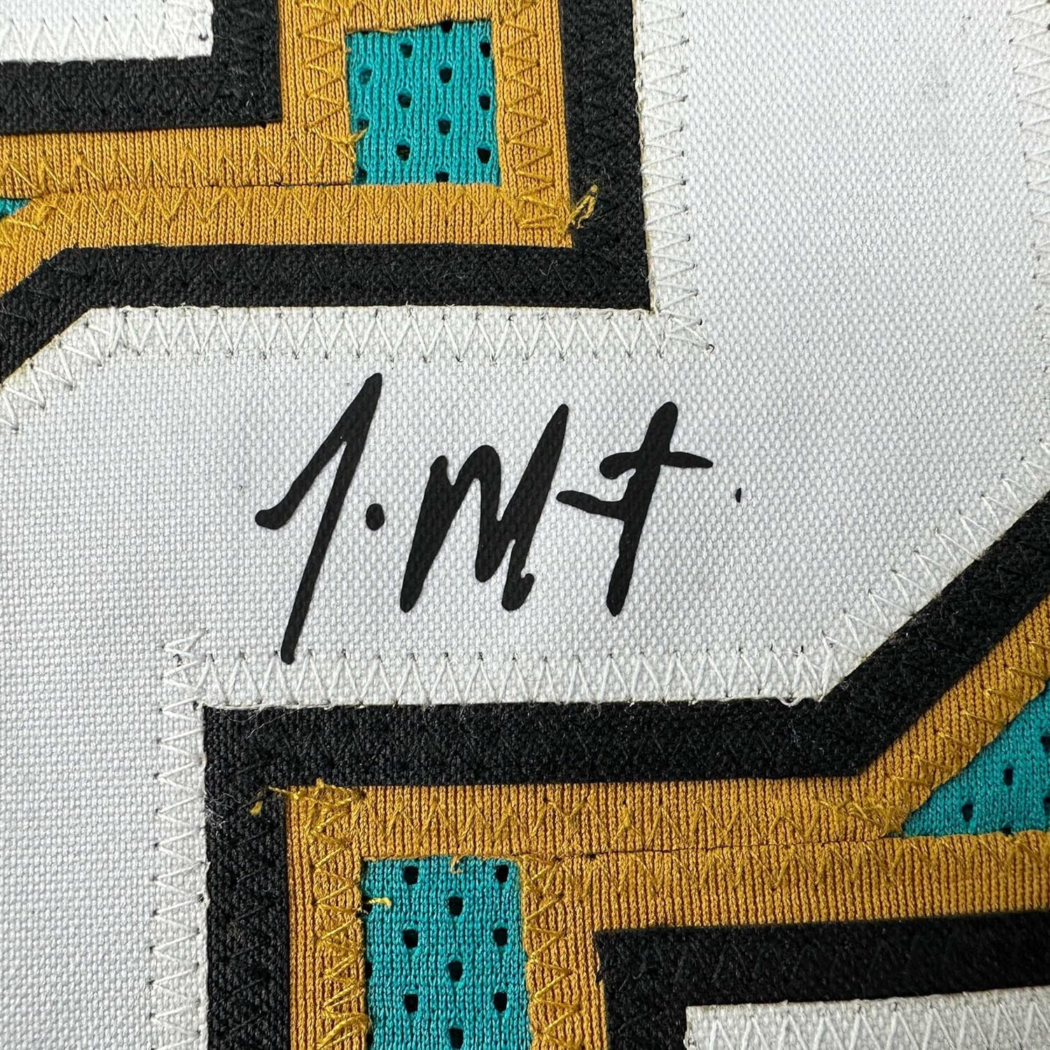Framed Facsimile Autographed Ja Morant 35x39 Memphis Teal Retro Reprint Laser Auto Basketball Jersey