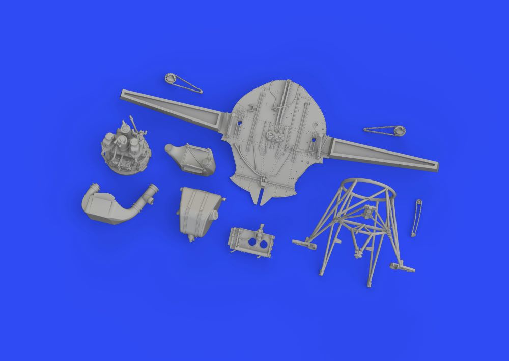 Eduard 648829 1/48 Aircraft- F4F4 Wheel Bay for EDU (Resin)