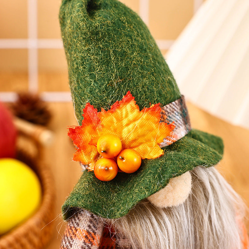 Thanksgiving Gnome Doll – Small Harvest Festival Decoration
