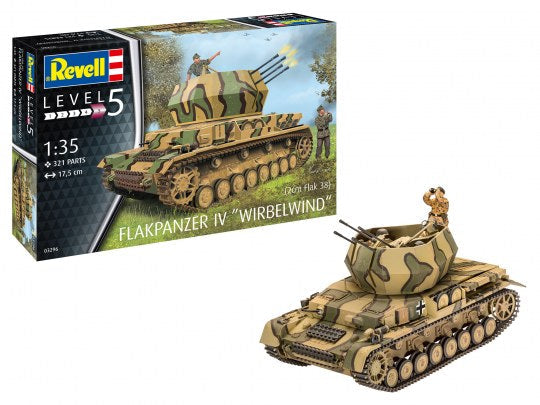 Revell 3296 1/35 Flakpanzer IV Wirbelwind 2cm Flak38 Tank