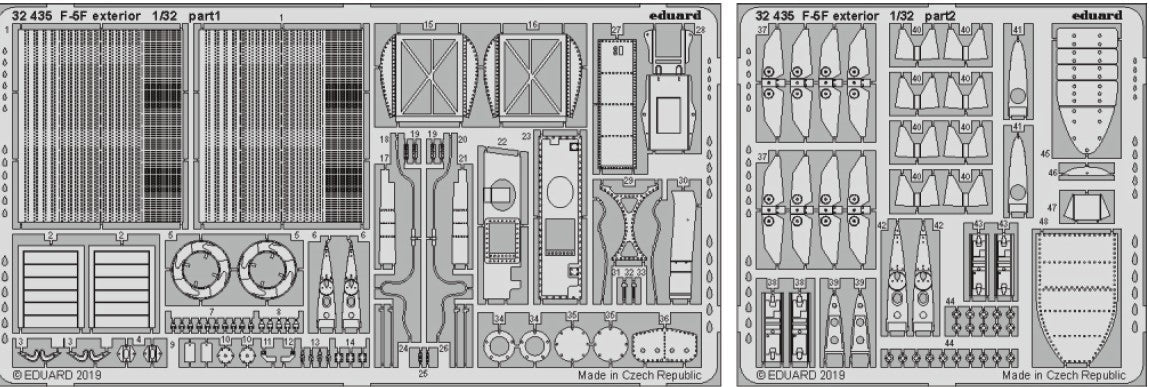 Eduard 32435 1/32 Aircraft- F5F Exterior for KTY