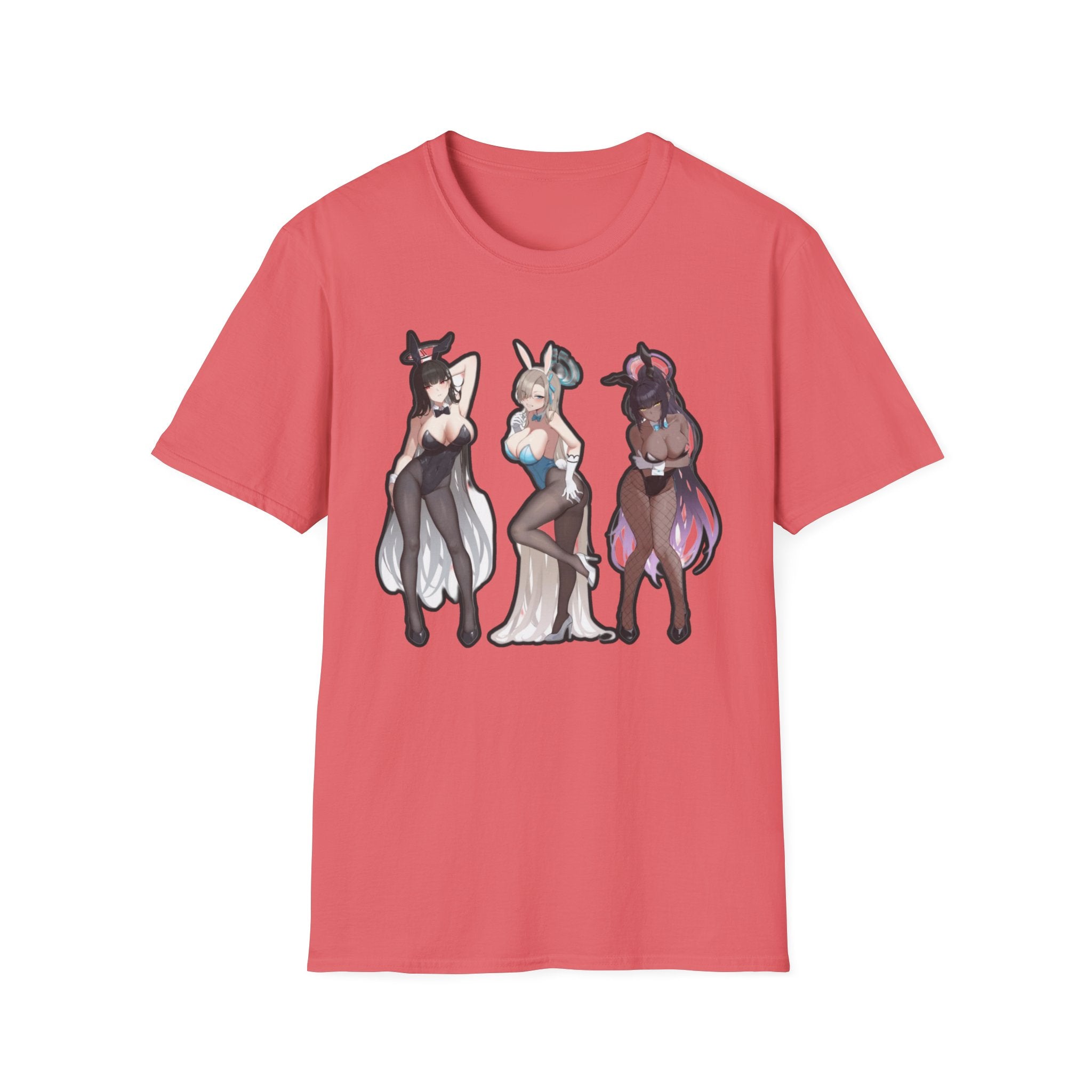 Anime-Inspired lewd bunny Unisex Softstyle T-Shirt, Cute Anime Art Tee, Casual Streetwear, Geeky Gift for Him/Her, Halloween Party Top, Graphic [...]