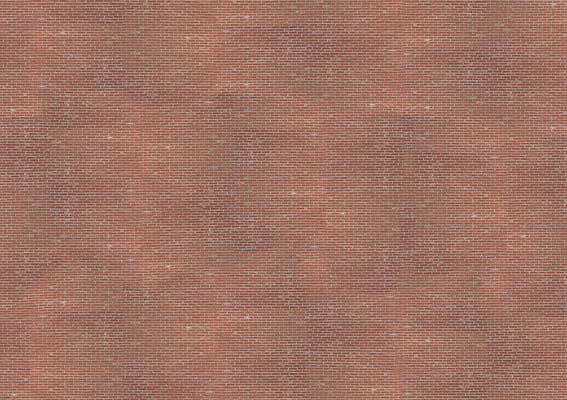Busch 7439 HO Scale Matte-Look Weathered Cardstock Wall Sheet 2-Pack