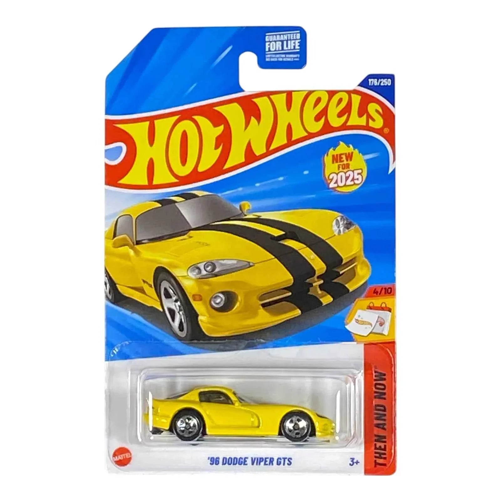 Hot Wheels '96 Dodge Viper GTS - Then and Now Series 4/10