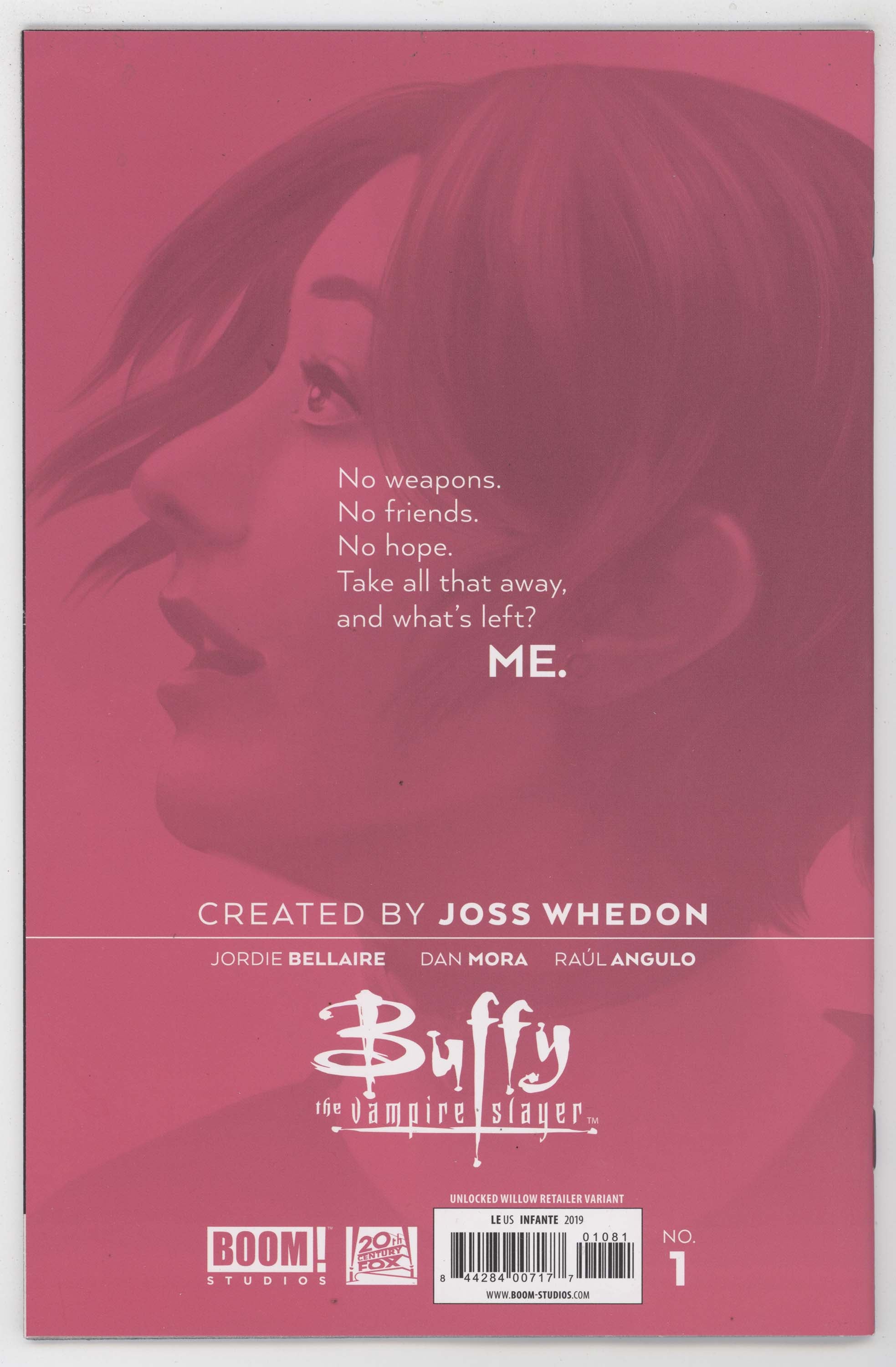 Buffy the Vampire Slayer #1 1:25 Slayer Variant BOOM