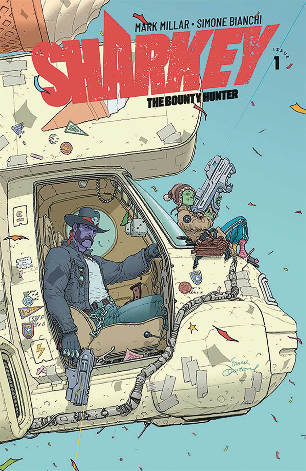SHARKEY BOUNTY HUNTER #1 (OF 6) C Image Frank Quitely Variant Mark Millar (MR) (02/20/2019)
