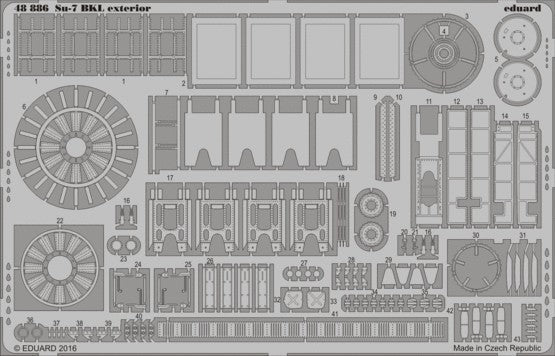 Eduard 48886 1/48 Aircraft- Su7 Exterior for SME