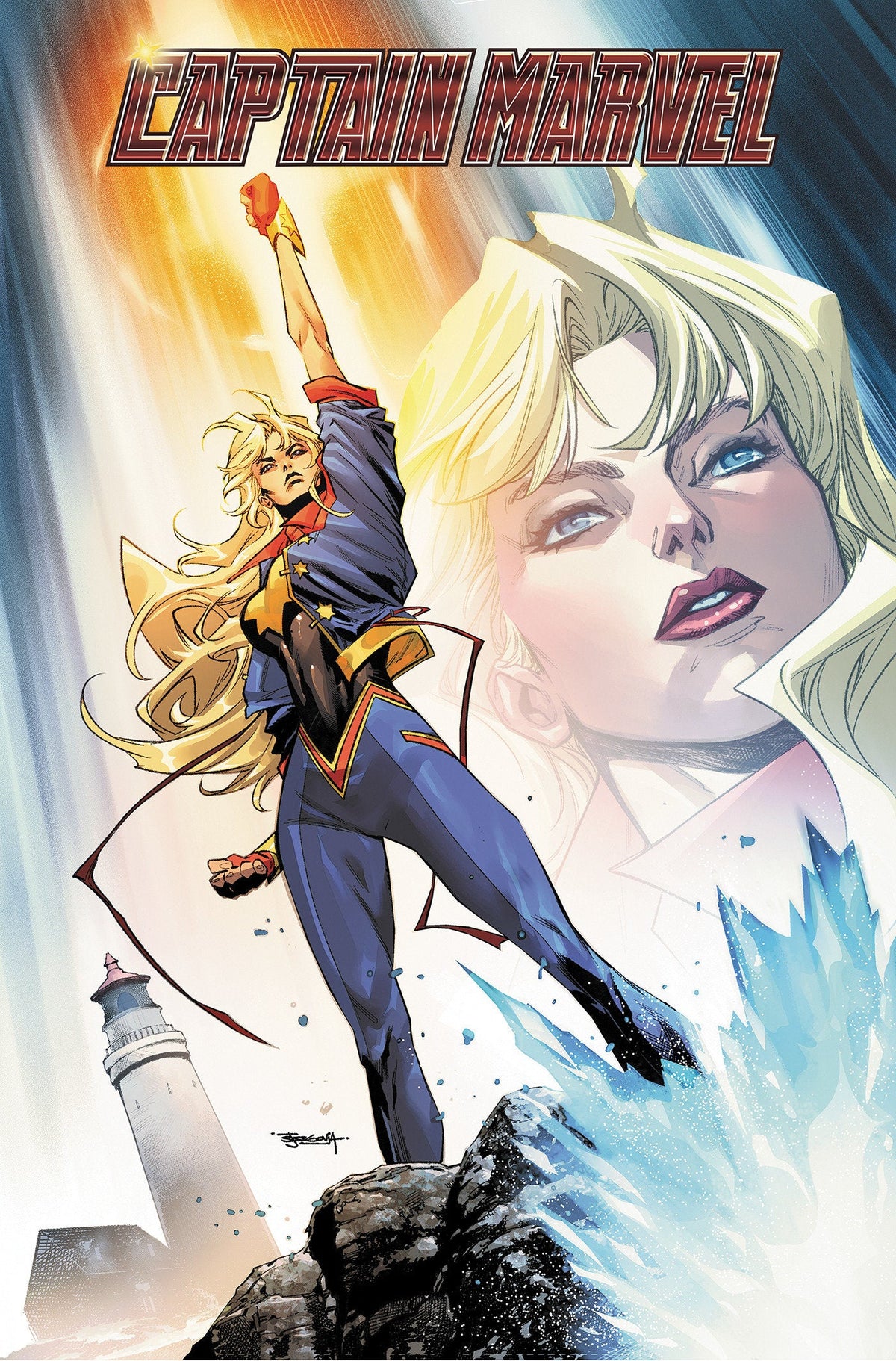 Captain Marvel: Highest, Furthest, Fastest Omnibus Stephen Segovia Cover [Dm Only] Hc (06/16/2026) Marvel
