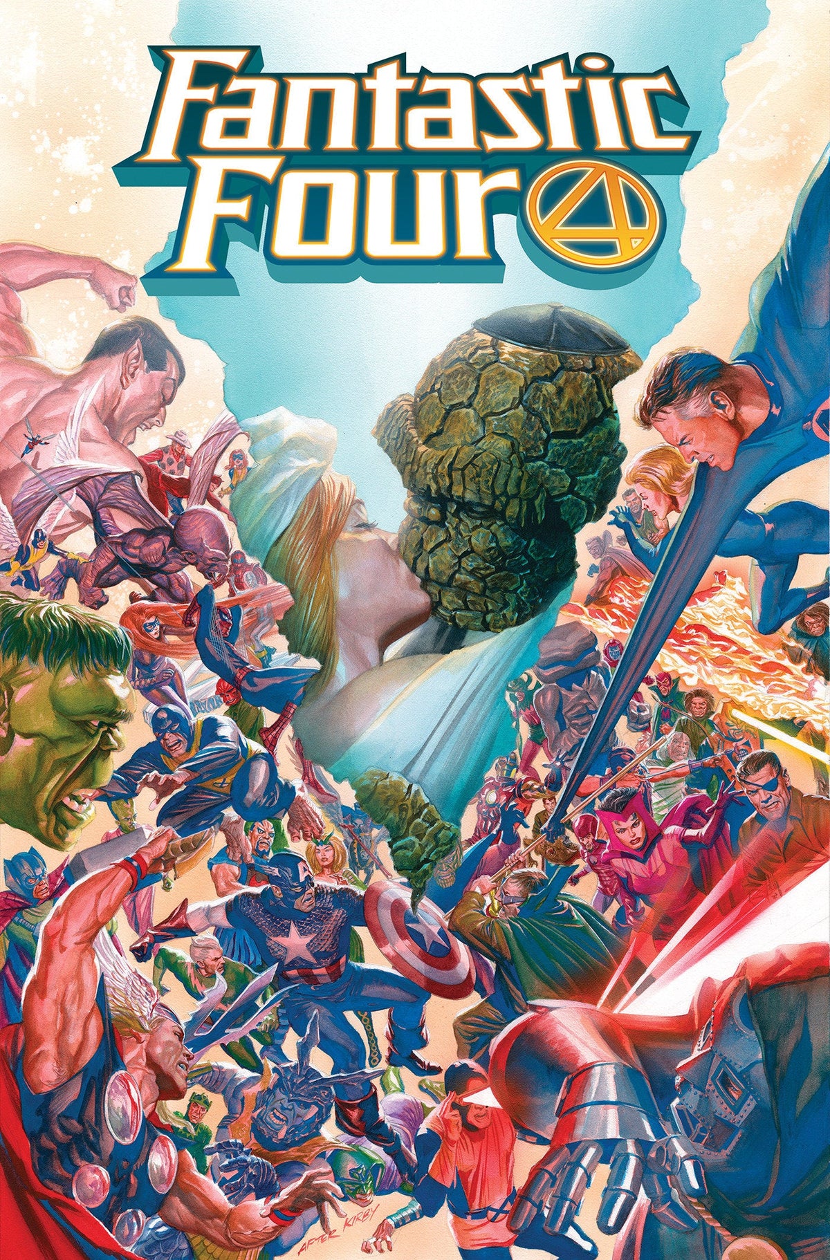 Fantastic Four By Dan Slott Omnibus Vol. 1 Alex Ross Cover [Dm Only] Hc (06/02/2026) Marvel