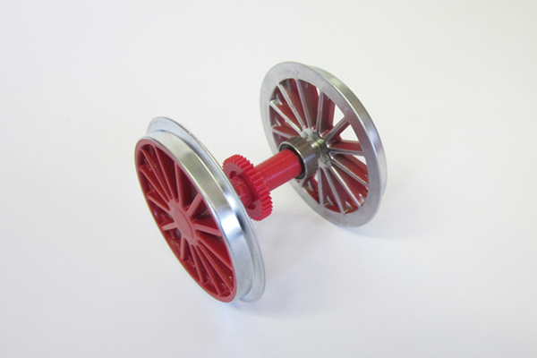 PIKO 36084 G Scale BB Plated Wheelset BR194, Red