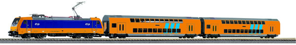 Piko 97939 HO Scale 1/87 Roadbed NS Bilevel Passenger Starter Set