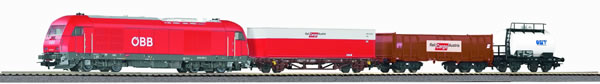 Piko 97948 HO Scale 1/87 Roadbed ÖBB Herkules Diesel Freight Starter Set