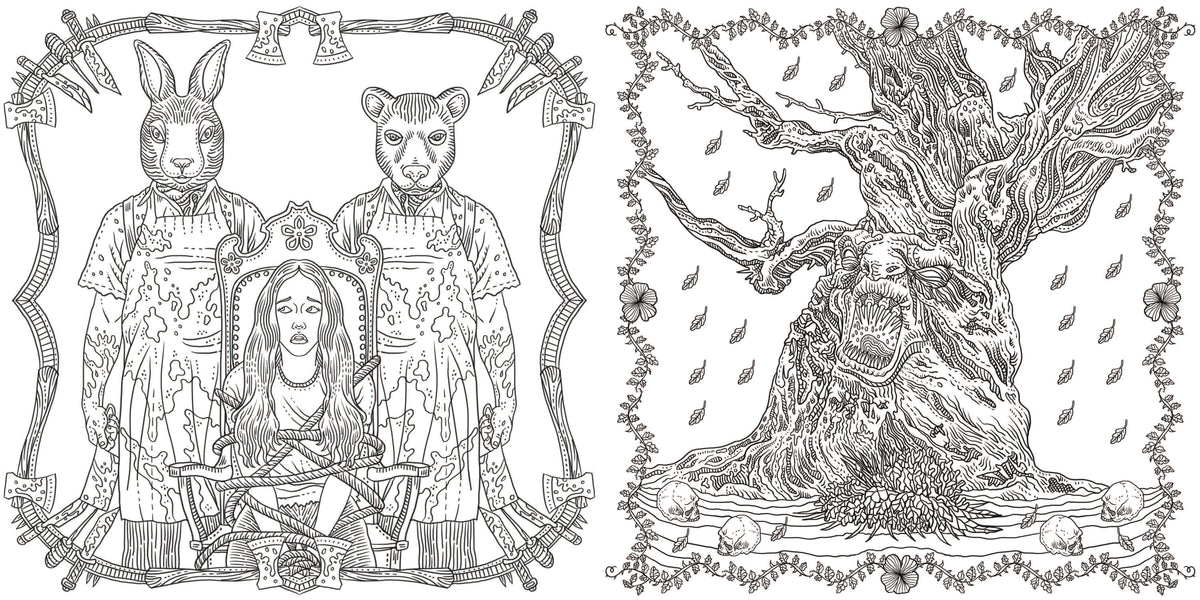 The Best of The Beauty of Horror: Another GOREgeous Coloring Book