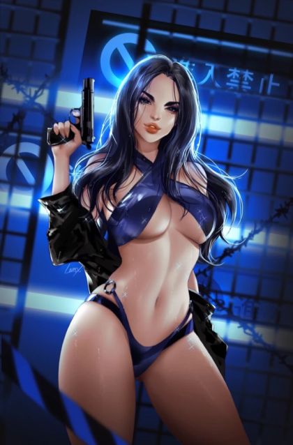 Gun Honey #2 – Leirix Li Virgin Variant - Frankie’s Comics (Titan Books, 2021)