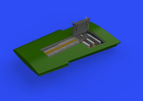 Eduard 648517 1/48 Aircraft- P51D Gun Bays for EDU (Photo-Etch & Resin)
