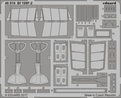 Eduard 48919 1/48 Aircraft- Bf109F2 for EDU