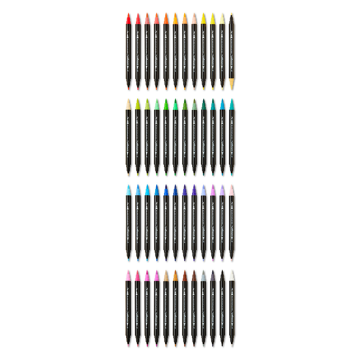 Twin-Tip™ Brush & Fine Acrylic Paint Pens 48 Colors