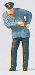 Preiser 28038 HO Scale Individual Figure - Railroad Personnel -- Engineer