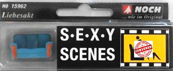 Noch 15962 HO Sexy Scenes: Lovers in Action on Love Seat