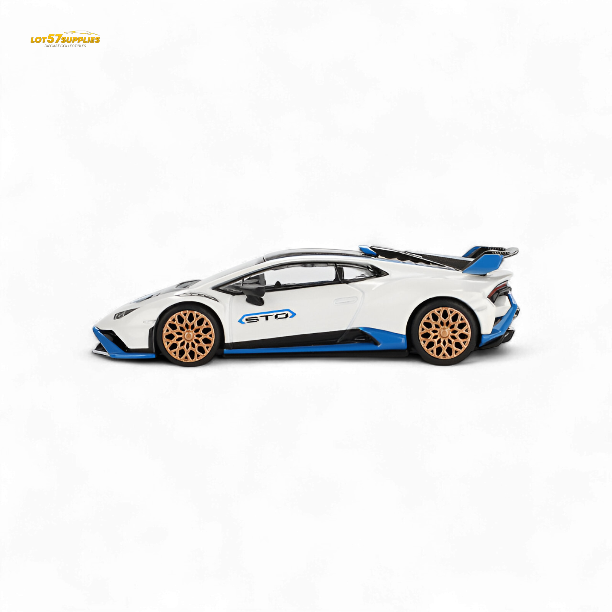 Mini-GT Lamborghini Huracán STO Bianco Asopo #788 1:64