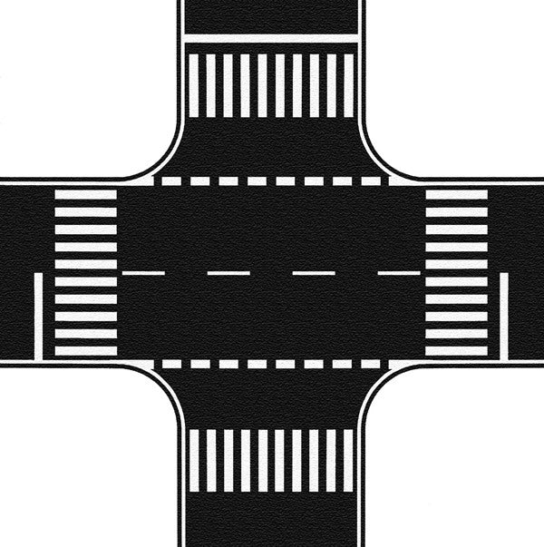 Noch 60712 HO Scale Flexible Pavement Sheet - 8-5/8 x 8-5/8" 22 x 22cm Crossing