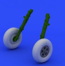 Eduard 648210 1/48 Aircraft- Spitfire Mk I Wheels for ARX (Resin)