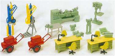 Preiser 17185 HO Scale Workshop Equipment