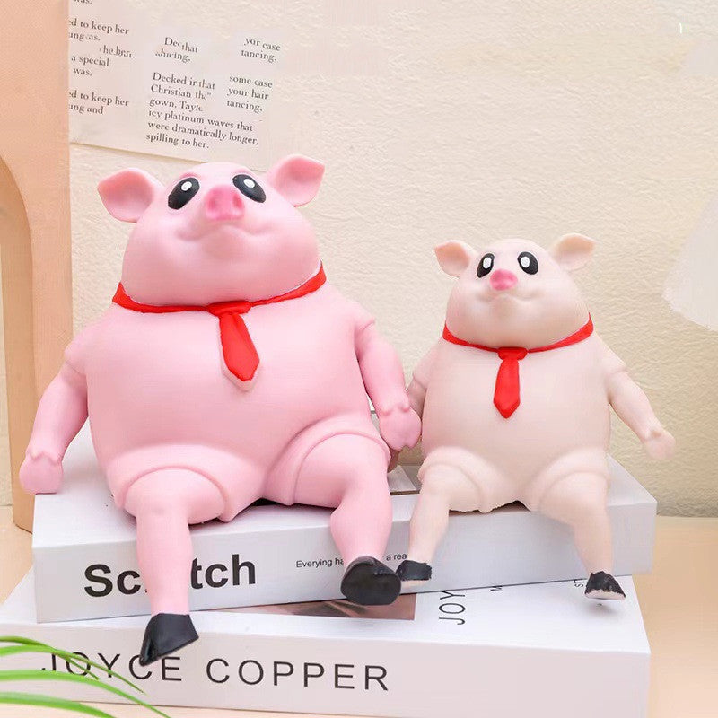 Cute Piggy Squeeze Toy – Stress Relief Doll for Kids and Adults