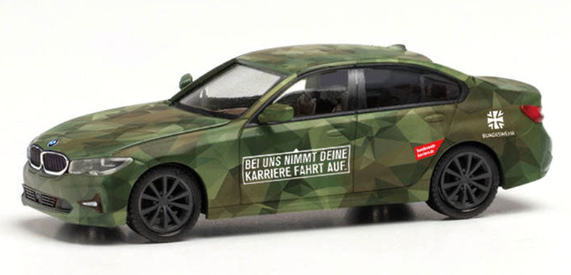 Herpa 746885 1/87 Scale German Army - Bmw 3 Series Sedan High
