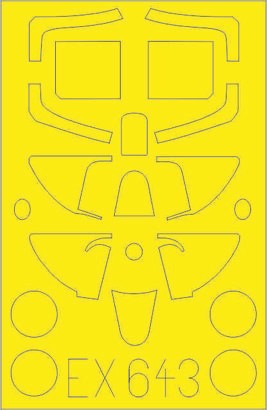 Eduard EX643 1/48 Mask Aircraft- Spitfire Mk I for TAM