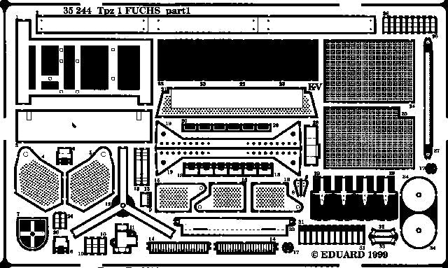 Eduard 35244 1/35 Armor- Tpz1 FUCHS for RVL