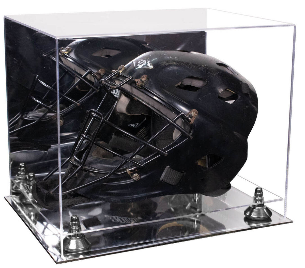 Versatile Acrylic Display Case 14.5 x 11 x 12 - Mirror No Wall Mounts (A002/V44)