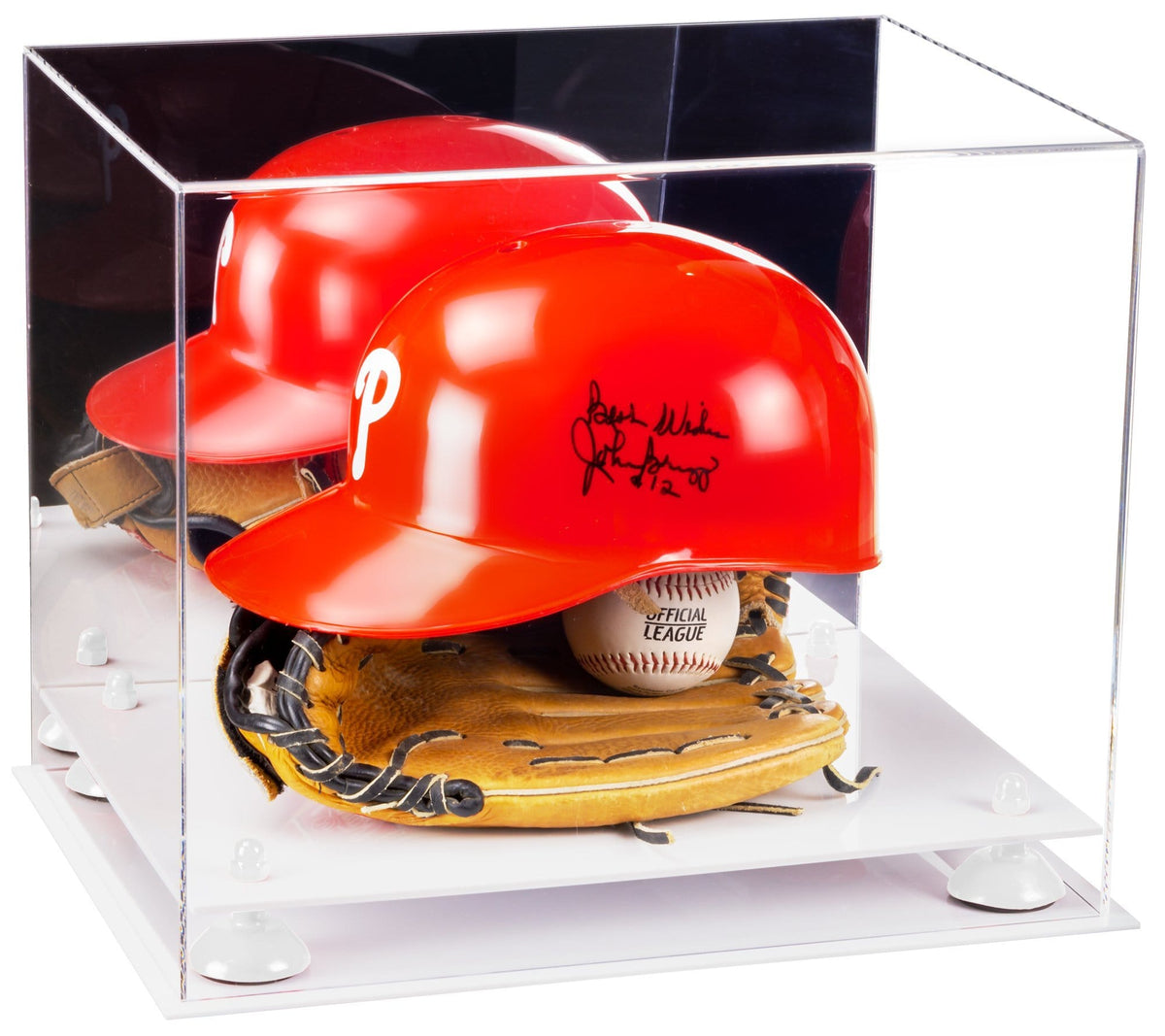Versatile Acrylic Display Case 14.5 x 11 x 12 - Mirror No Wall Mounts (A002/V44)