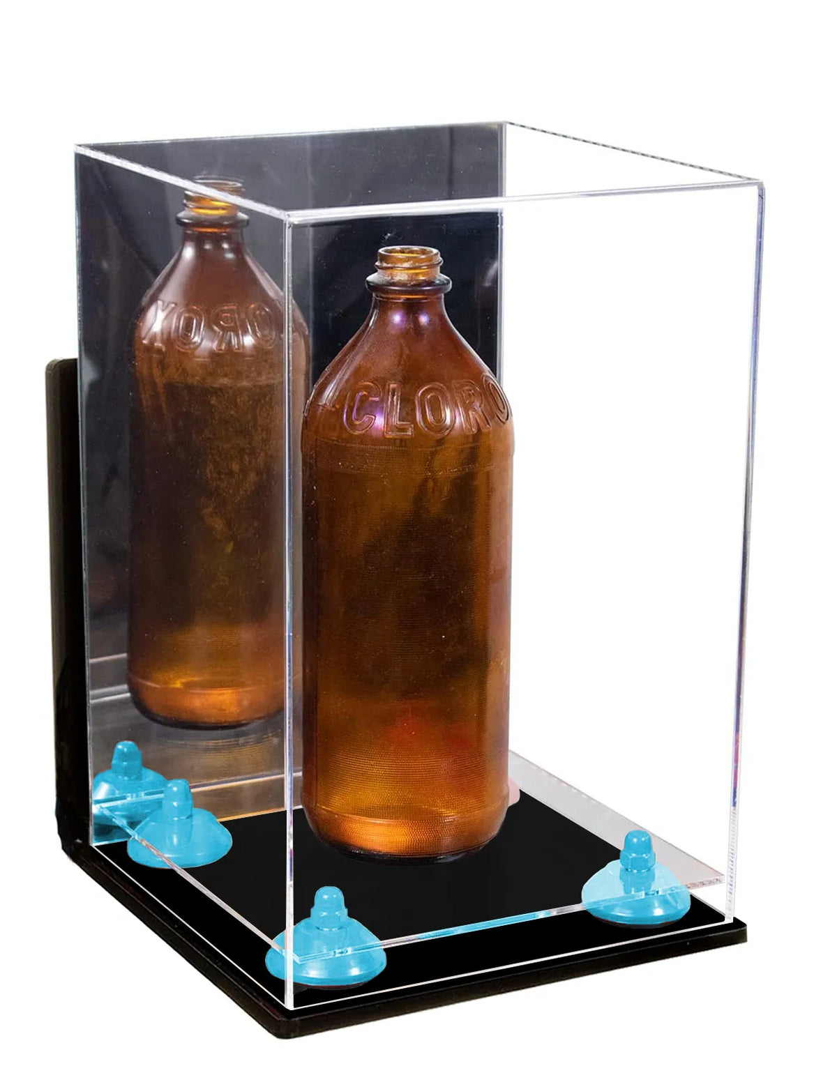 Acrylic Versatile Display Case  8 X 8 X 12  Mirror Wall Mount (A060/V42)