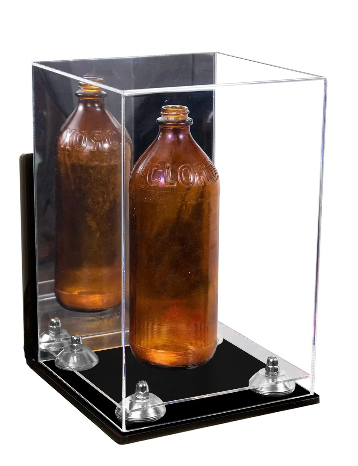Acrylic Versatile Display Case  8 X 8 X 12  Mirror Wall Mount (A060/V42)