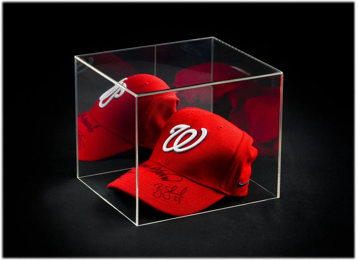 Acrylic Baseball Cap Display Case - Mirror Wall Mounts (A006/V21)