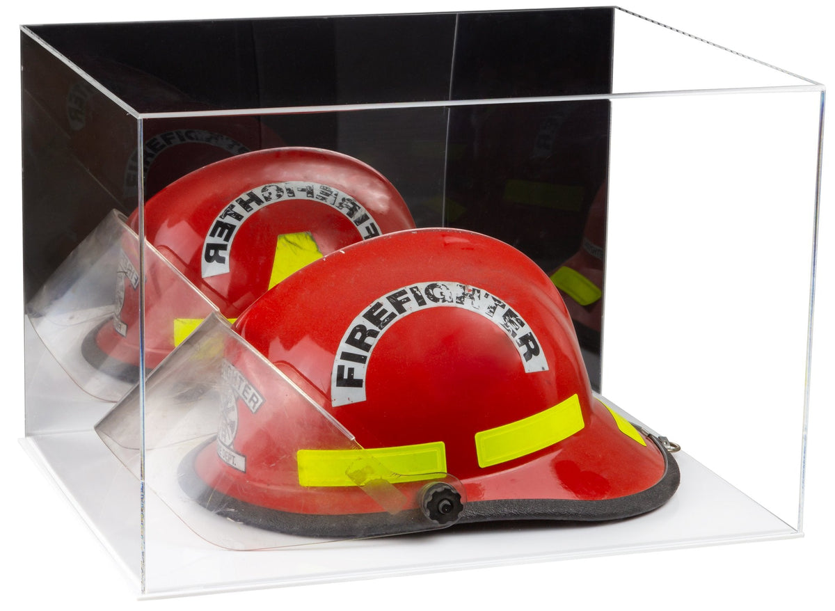 Versatile Acrylic Display Cases with Double Sheet Base with Mirror Case