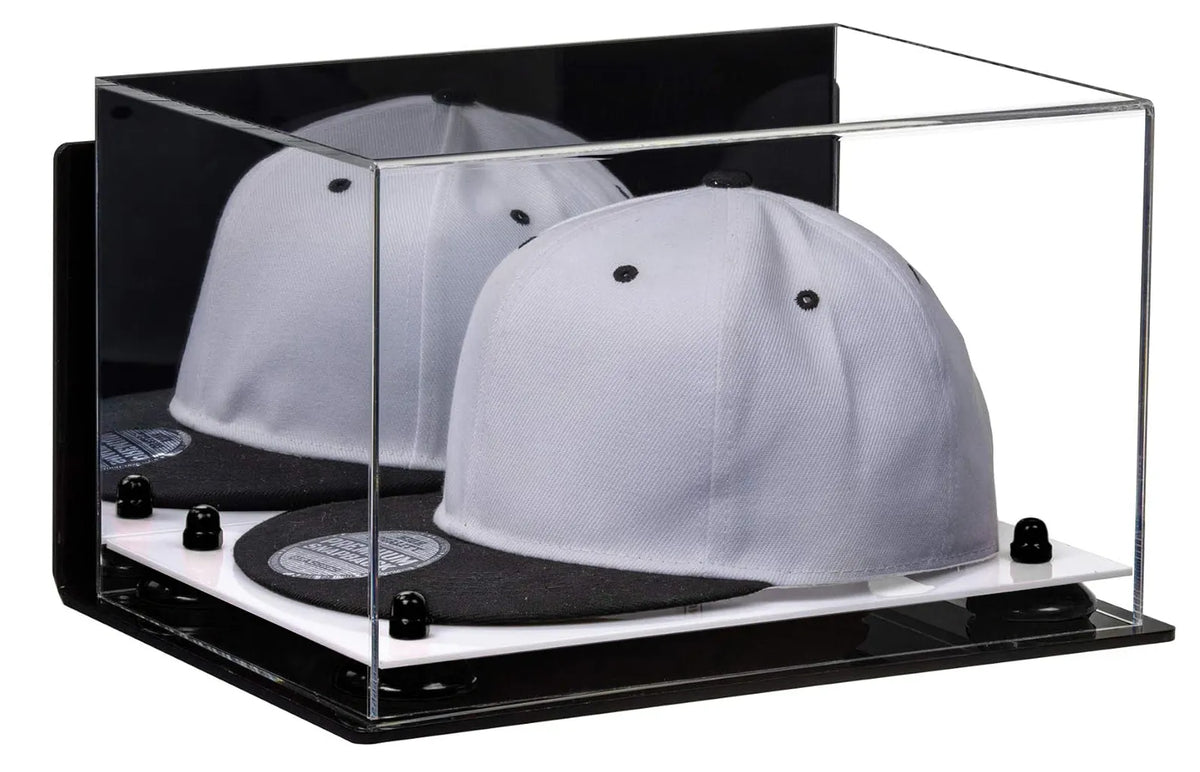 Snapback Hat or Baseball Cap Display Case - Mirror Wall Mount (A018/V40)