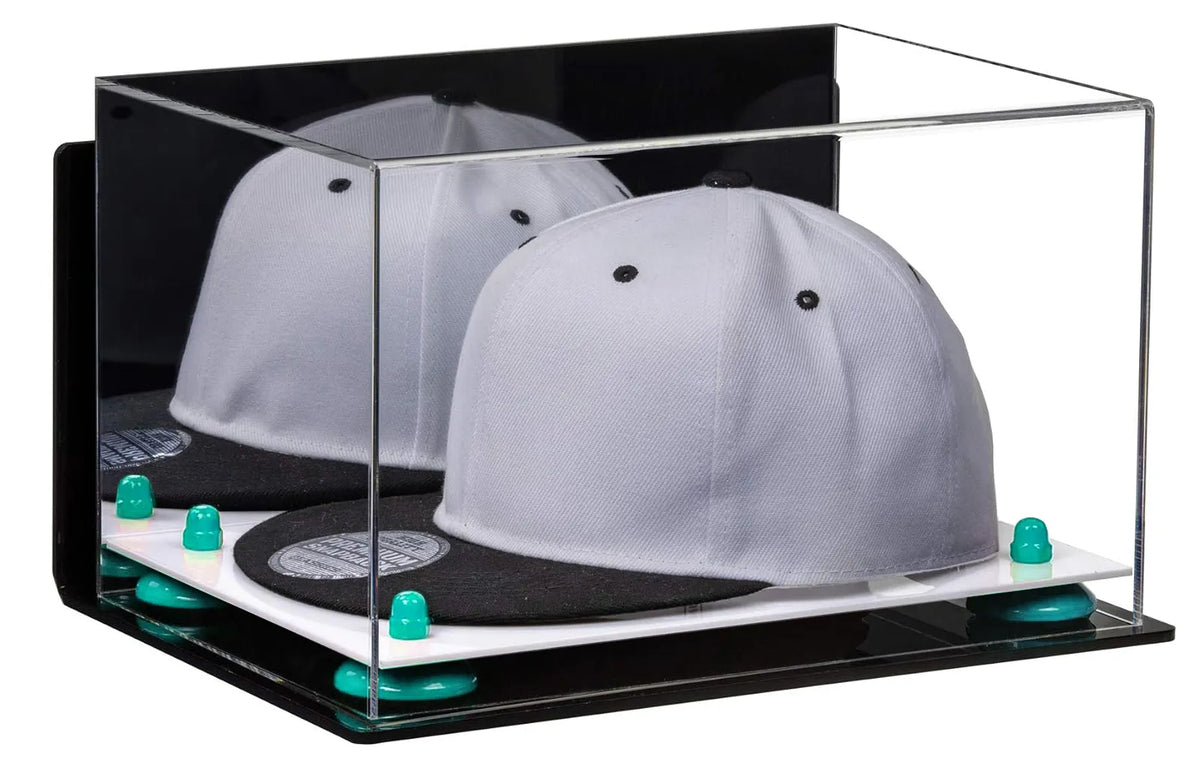 Snapback Hat or Baseball Cap Display Case - Mirror Wall Mount (A018/V40)