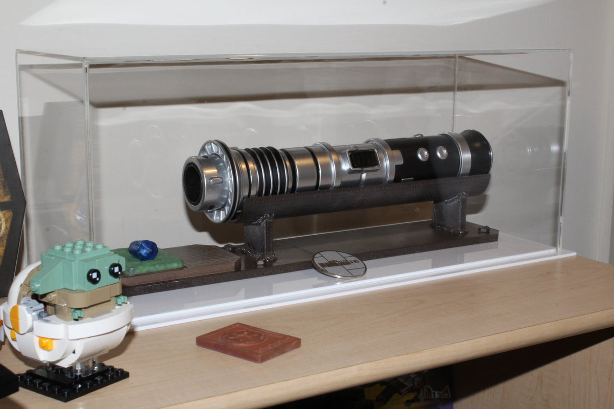 Versatile Acrylic Display Cases with Double Sheet Base with Mirror Case