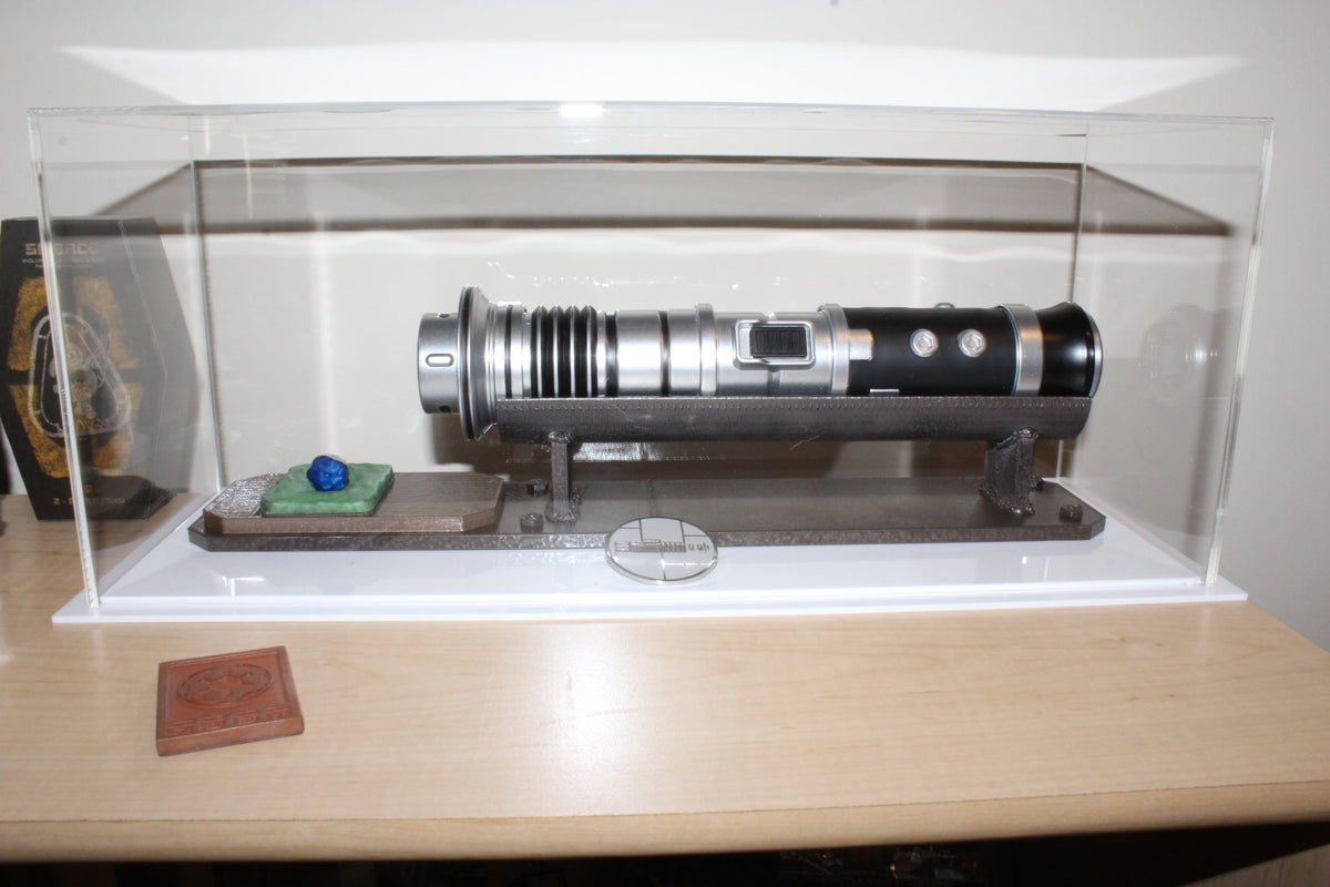 Versatile Acrylic Display Cases with Double Sheet Base with Mirror Case