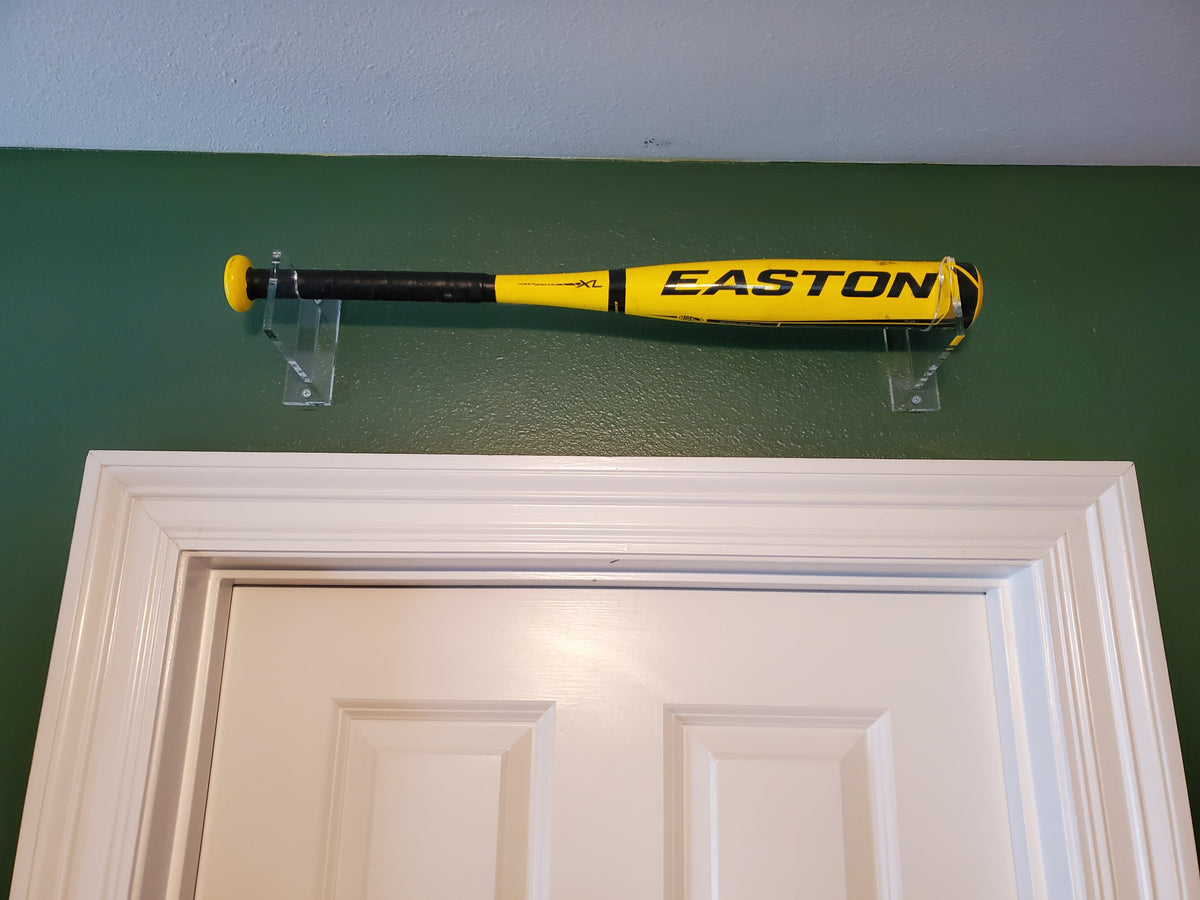 Acrylic Baseball Bat Horizontal Wall Mounts Brackets (A023LS/SP224)
