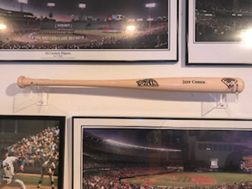 Acrylic Baseball Bat Horizontal Wall Mounts Brackets (A023LS/SP224)